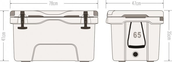 Icepeak Aden Plus Buzluk 65 Litre - 4