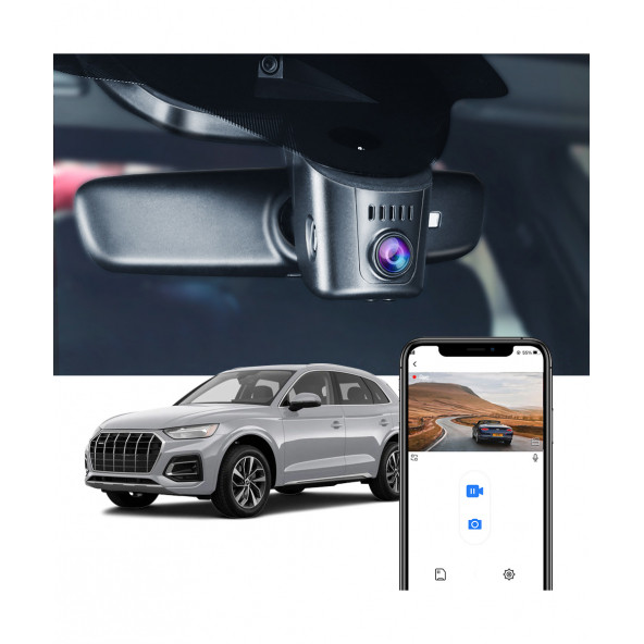 FitCamX - Audi ve Porsche Modele Özel 4K Araç Kamerası - Model A (FT-HY7708)