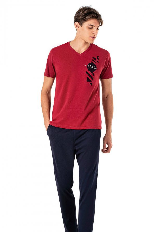 Pierre Cardin 6011 Erkek Kısa Kollu Pijama Takım