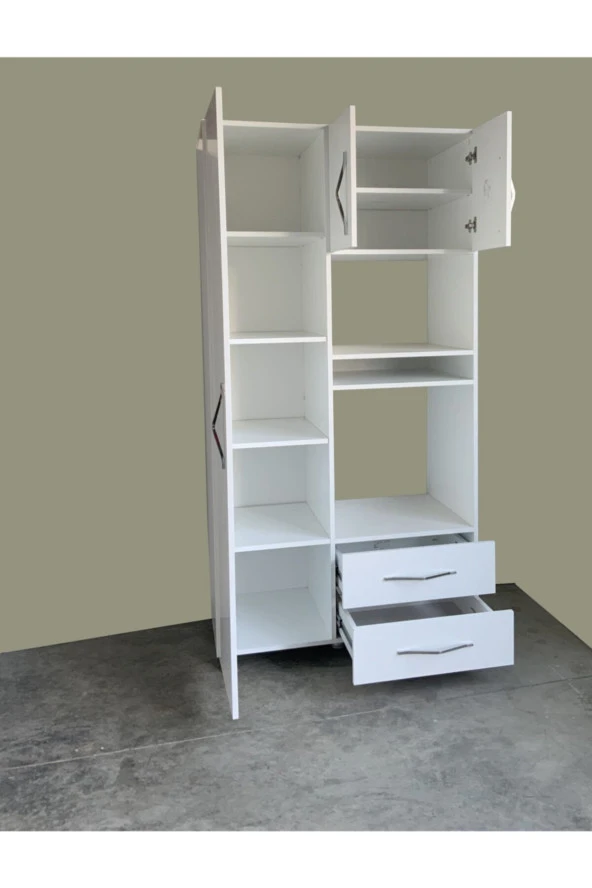 Mobilique Ankastre Fırın Mikrodalga Dolabı % 100 Mdf - 3