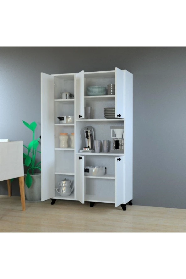 Mobilique Oslo Mutfak Dolabı Beyaz-Beyaz - 2