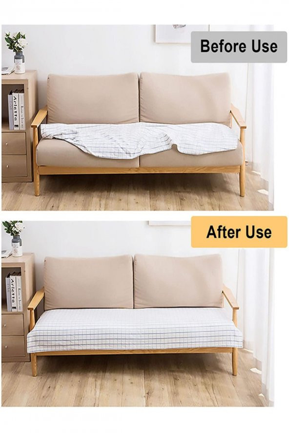 30lu Halı Kilim Koltuk Örtüsü Sabitleyici Kaydırmaz Cırt Yıkanabilir Kendinden Yapışkanlı Ped 5 CM - 3