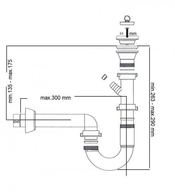 EVYE - LAVABO SİFON TAKIMI - 3