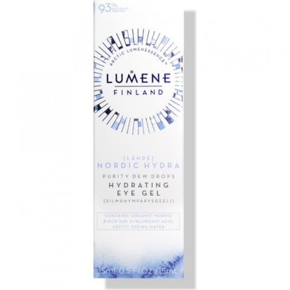 Lumene Purifying Dew Drops Hydrating Eye Gel - Nemlendirici Göz Çevresi Bakım Jeli 15ML - 5