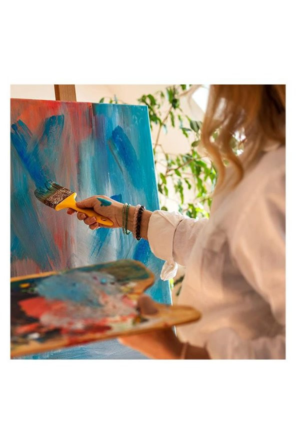 Tuval 50x70 1 Adet Gerdirme Apartlı Arkadan Zımbalı 50*70 Tual Akrilik Boya Yağlı Boya - Resim 4