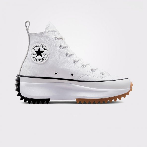 Converse Run Star Hike Canvas Platform Kadın Beyaz Sneaker Ayakkabı 166799C - 1