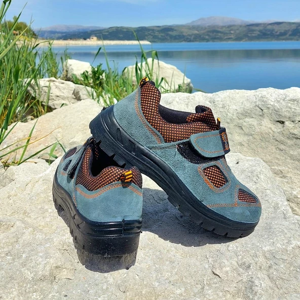 Newkamp Pls Gri Cırtlı Önü Demirsiz İş Güvenlik Ayakkabı - 10