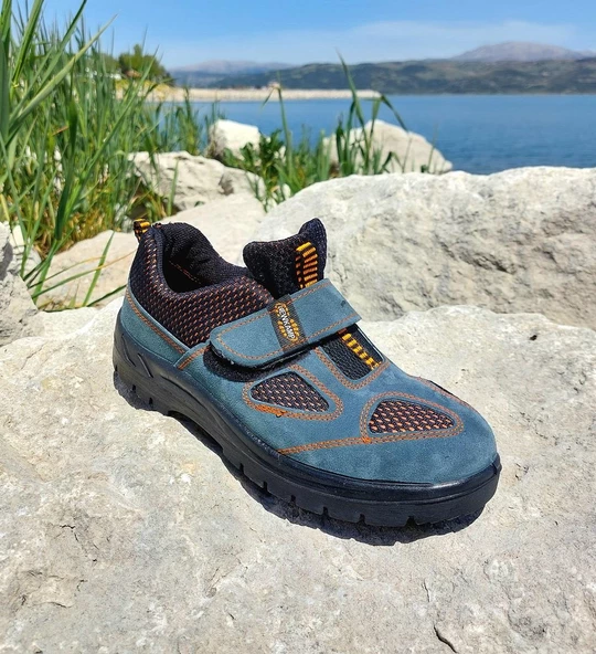 Newkamp Pls Gri Cırtlı Önü Demirsiz İş Güvenlik Ayakkabı - 8