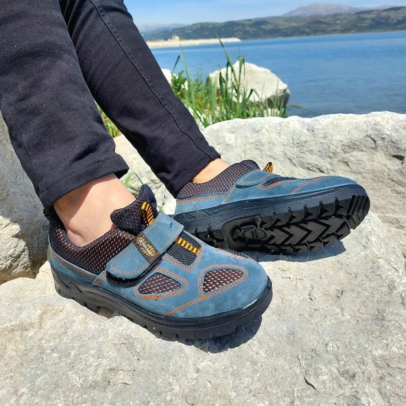 Newkamp Pls Gri Cırtlı Önü Demirsiz İş Güvenlik Ayakkabı - 2