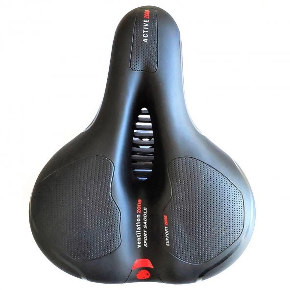 Reflektörlü Sele Bisiklet Geniş Konfor Yumuşak Ortası Delikli Bisiklet Selesi Lüx Bisiklet Oturak