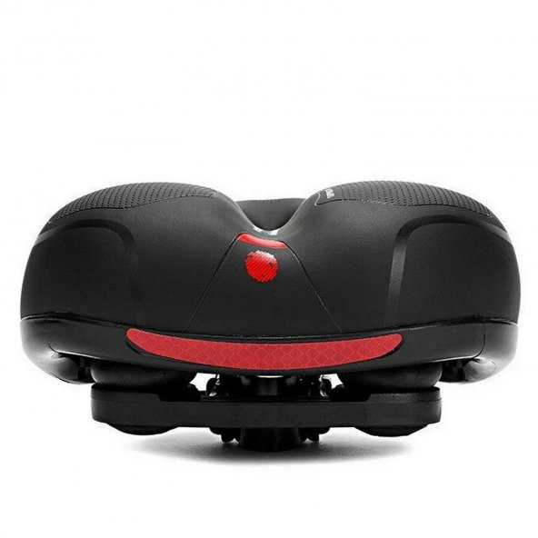 Reflektörlü Sele Bisiklet Geniş Konfor Yumuşak Ortası Delikli Bisiklet Selesi Lüx Bisiklet Oturak - 2