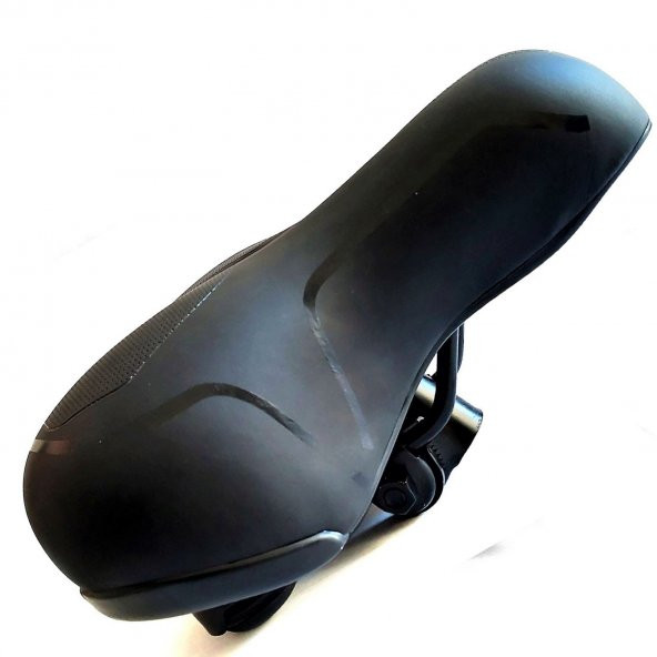 Reflektörlü Sele Bisiklet Geniş Konfor Yumuşak Ortası Delikli Bisiklet Selesi Lüx Bisiklet Oturak - 5