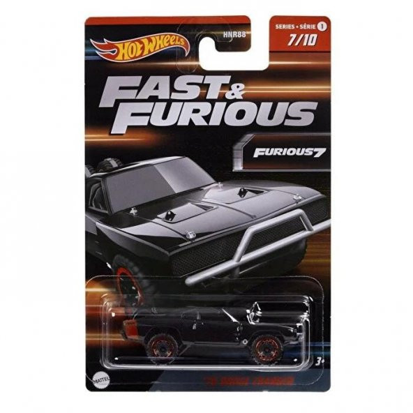Hot Wheels Fast & Furious Arabalar 70 Dodge Charger HNR97 - 5