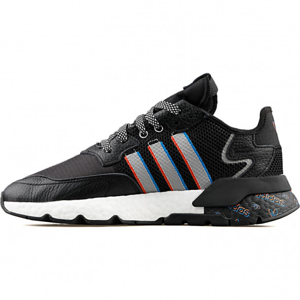 Adidas Nite Jogger Erkek Günlük Ayakkabı H01718 Siyah - 2