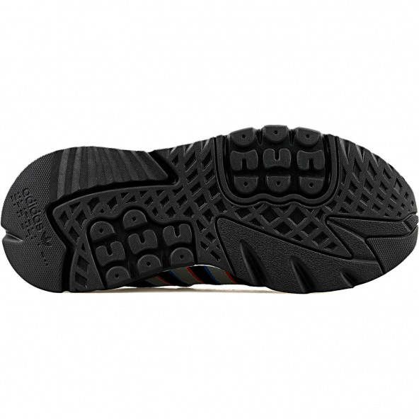 Adidas Nite Jogger Erkek Günlük Ayakkabı H01718 Siyah - 4