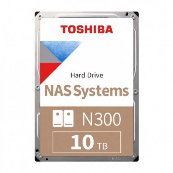 TOSHIBA - N300 HDWG11AUZSVA SATA 3.0 7200 RPM 3.5'' 10 TB Harddisk