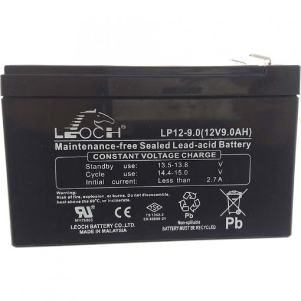 INFORM leoch 12v 9ah kuru tip akü tse belgeli 850120009041