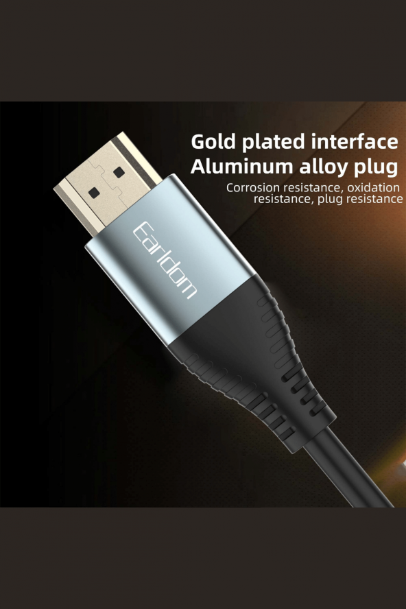 Fuchsia 4K HDMI Kablo 300 cm 18 Gbps HDMI 2.0 1.4 V Görüntü Aktarım Kablosu - 5