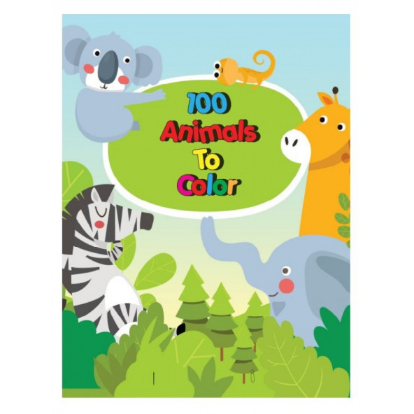 100 Hayvan Boyama Kitabı - 2