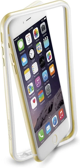 Cellular Line iPhone 6S Plus/6 Plus Bumper Satin Kılıf - Altın BUMPSATINIPH655H - 4