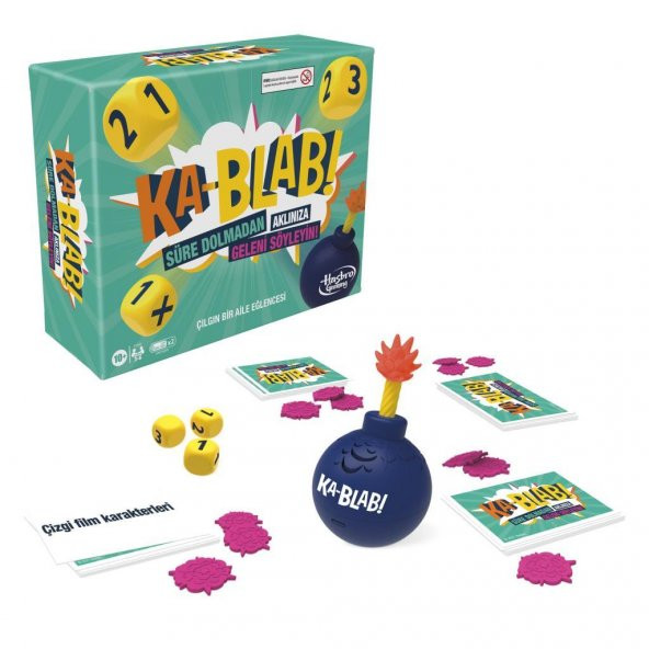Hasbro Gaming Ka-Blab Kutu Oyunu F2562 Çılgın Bir Aile Eğlencesi
