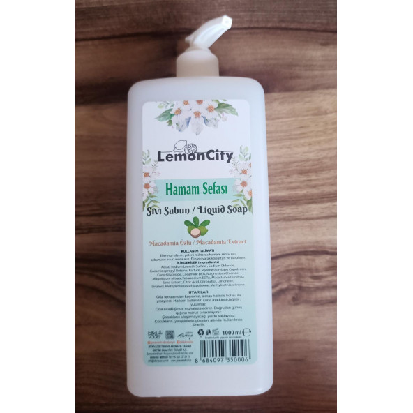 LEMON CITY HAMAM SEFASI SIVI SABUN 1000 ML