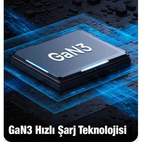 Baseus Gan3 Minimal 30W PD3.0, QC4+ PPS Ultra Hızlı Type-C Hızlı Şarj Adaptörü - 5