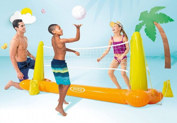 Intex 56508 Şişirilebilir Havuz Voleybol Oyun Seti - 2