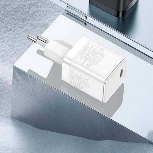 Baseus Super Şarj Gan3 30W Type-C Şarj Başlığı PD3.0, QC4+ PPS Şarj BaşlıĞI iPhone Şarj Başlığı - 5