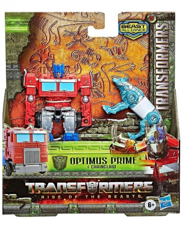 Transformers Rise Of The Beats Optimus Prime Chainclaw F4612