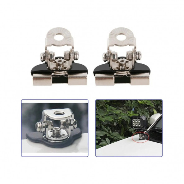 Kaput Üstü Braket LED Montaj Ayağı 2 Adet Kilit EE106 DXZ-07 - 3
