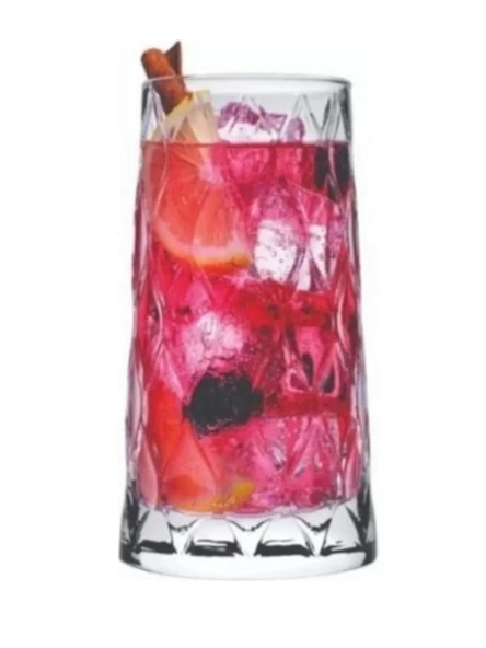 Paşabahçe 420855 Leafy Meşrubat Bardağı 345 cc 4'lü - 2