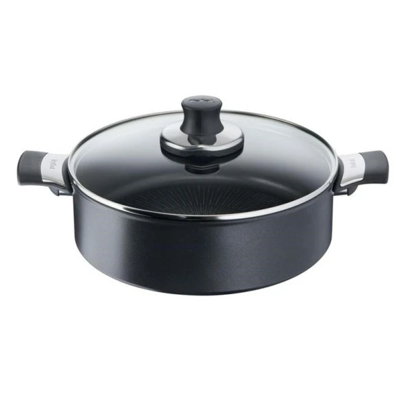 Tefal Titanyum 6X Excellence Kısa Tencere - 24 cm