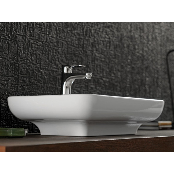 Cerastyle Turkuaz Lal Tezgah Üstü Lavabo 60x42 Cm - 3