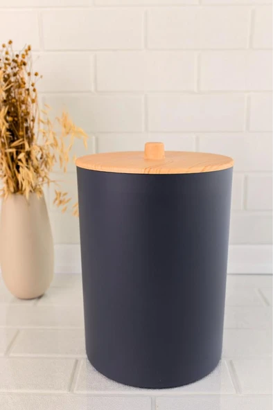 Flosoft Bambu Desenli Mutfak Banyo Çöp Kovası - 12