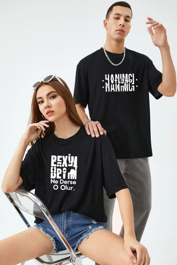 Sevgili Tshirt Çift Kombini Hanımcı & Beyim