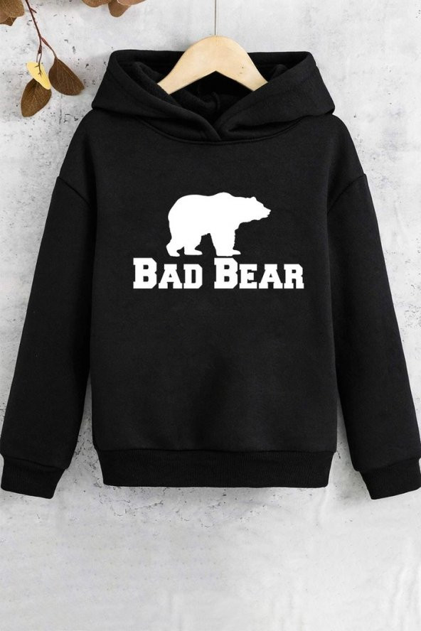 Çocuk Bear Baskılı Sweatshirt