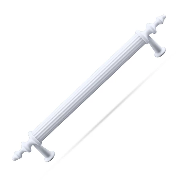 Erciyes Mobilya Mutfak Dolabı Çekmece Dolap Kapak Kulpu Kulpları Kulbu Beyaz 128 Mm Metal Kulp - Resim 4