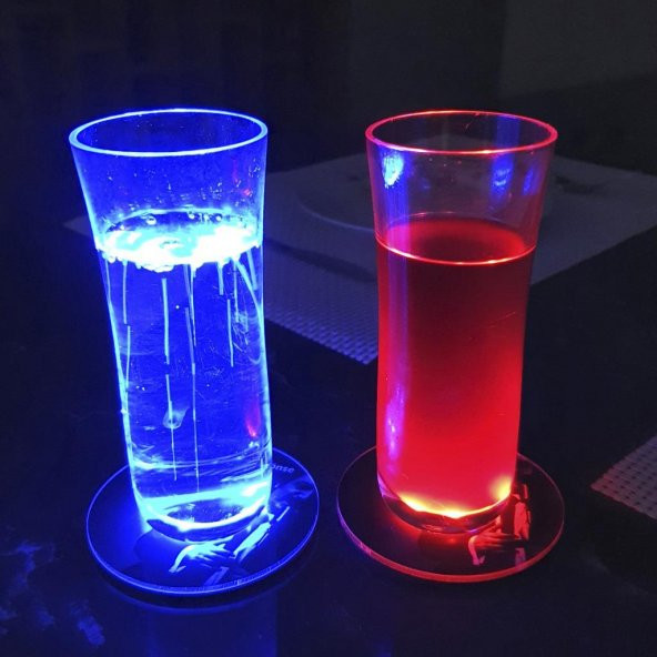 Veraart Işıklı  Müslüm GÜRSES Temalı Yaşanmadan Geçen Yıllar Utansın Bardak Altlığı 2 li - 6