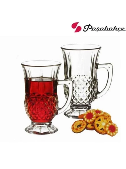 Paşabahçe 55671 İstanbul Kulplu Çay Bardağı 160 cc 6'lı ürün görseli 1