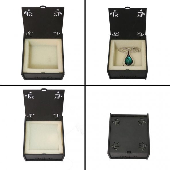 Veraart El Yapımı Murano Cam Mavi Kolye Eleanor 1 - 5
