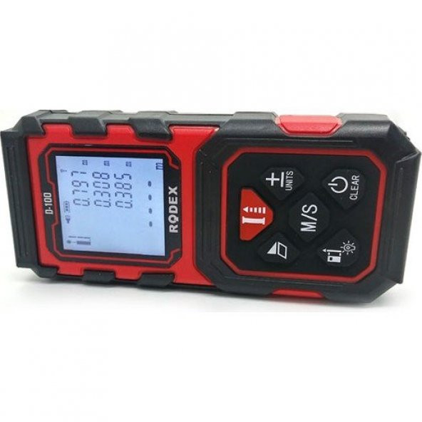 Rodex Lazer Metre Mesafe Ölçer 100 M - 2