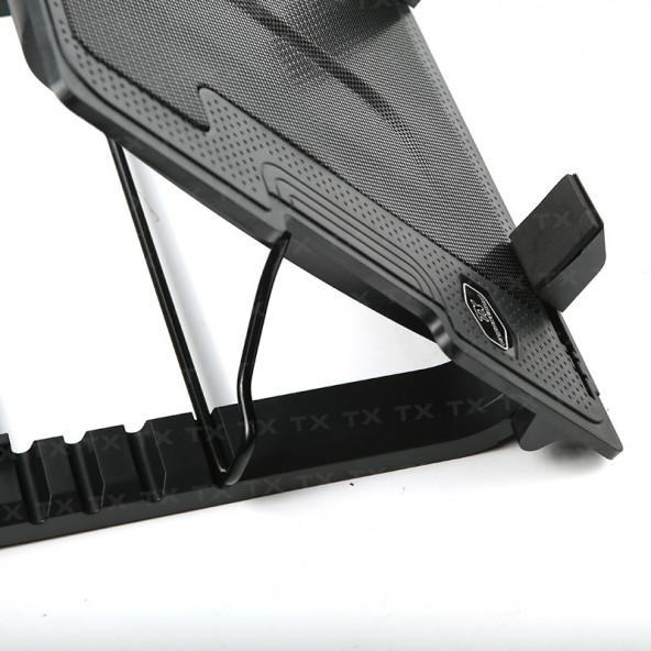 TX ErgoStand 14cm LED FAN'lı 5 x Yükseklik Ayarlı, 2 x USB 9"-17" Notebook Soğutucu ve Stand (TXACNBERGST) - Resim 8