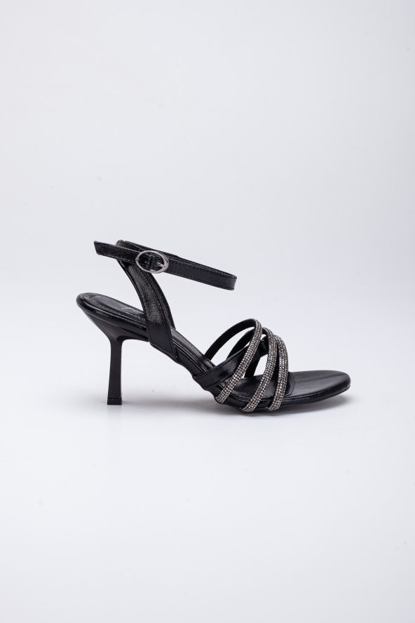 Artı-Artı050-9045 Kadın Topuklu Siyah Ayakkabı