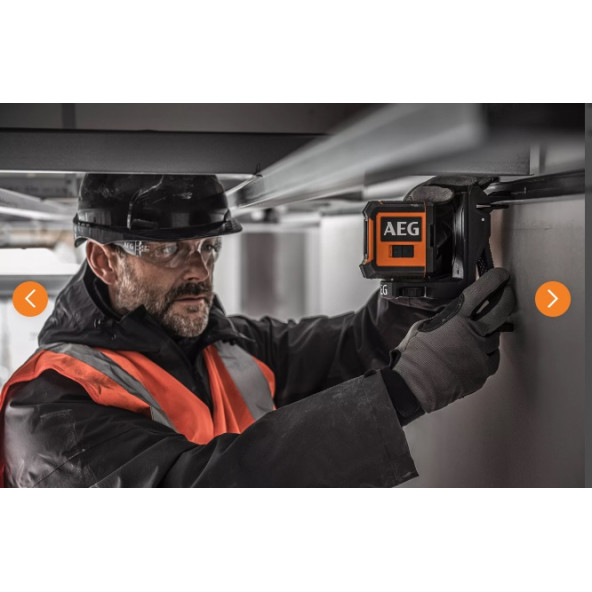 Aeg CLG220-K Çizgili Yeşil Lazer Metre Kıt - 4