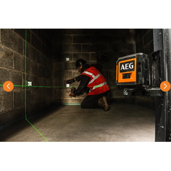 Aeg CLG220-K Çizgili Yeşil Lazer Metre Kıt - 6