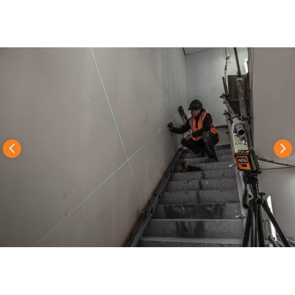 Aeg CLG220-K Çizgili Yeşil Lazer Metre Kıt - 7