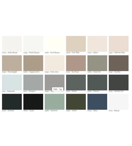 Bianca Stella Su Bazlı Saf Akrilik Boya Antik Beyaz 500Ml - Resim 2