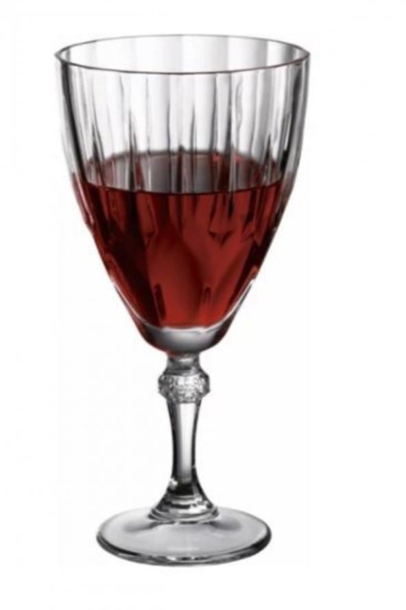 Paşabahçe 44767 diamond ayaklı su bardak - kadeh meşrubat bardağı 6 lı - Resim 2