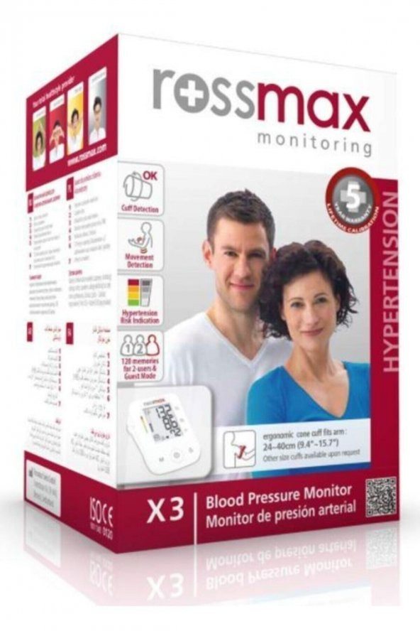 Dijital Tansiyon Aleti Rossmax X3